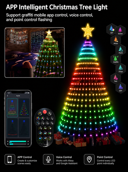TreeGlow Smart Christmas Tree Lights